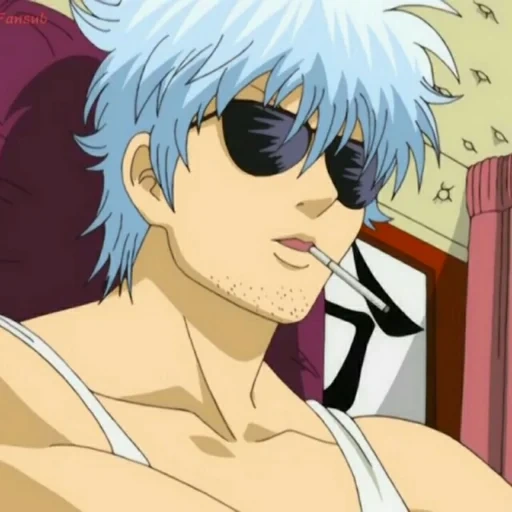 gintama, gintoki sakata, gintoki avatar, anime characters