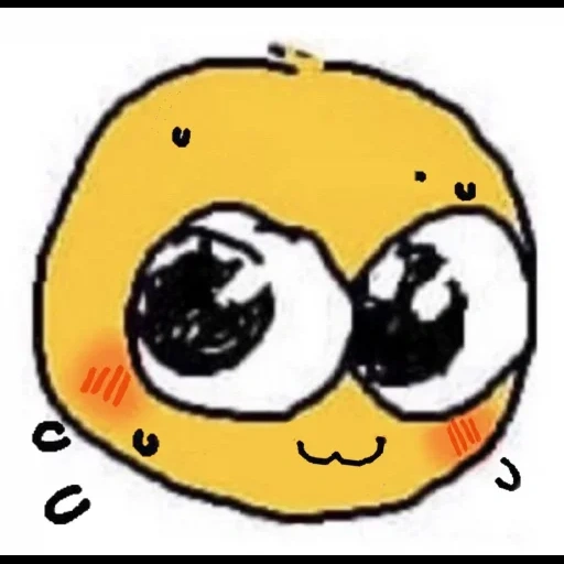 animation, nikita, twitter, crying and smiling face meme, lovely yellow smiling face