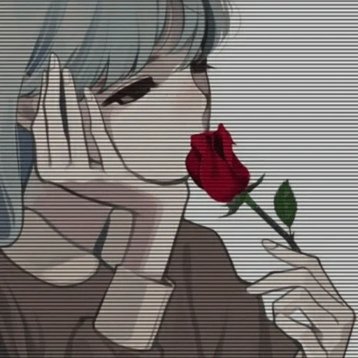 рисунок, грустные аниме, грустная девушка аниме, аниме девушка сигаретой, аниме девочка сигаретой