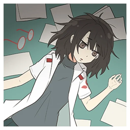 anime, image, humain, personnages d'anime, anime de poulet tomoko