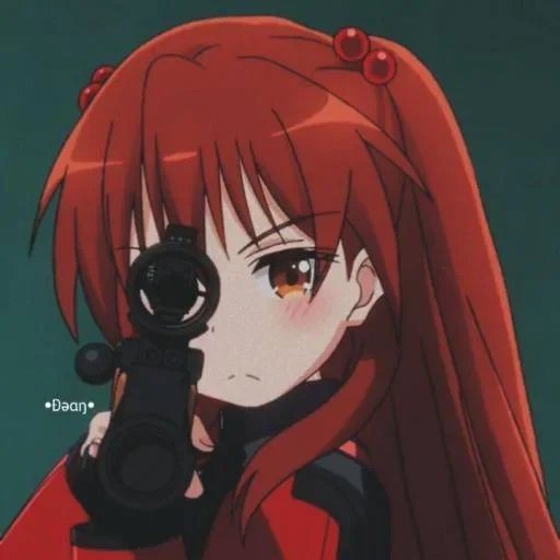 animação, menina anime, animação vermelha, personagem de anime, erica menohama