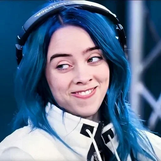 billie, билли айлиш, billie eilish, билли айлиш голубой, билли айлиш голубыми волосами