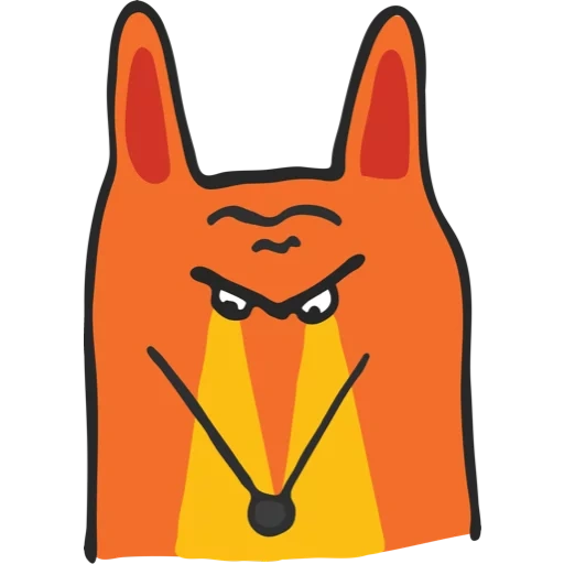 emoji stickers, stickers, stickers fox, set of fox stickers, orange stickers