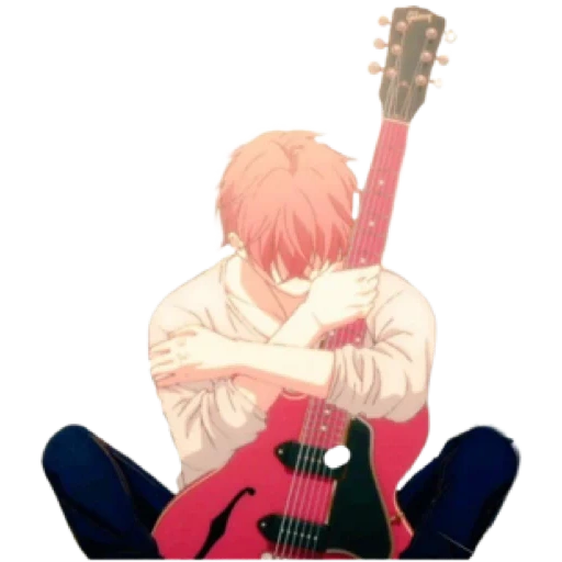 figure, sato mafuyu uses guitar, give animation the second season, given fuyunohanashi album