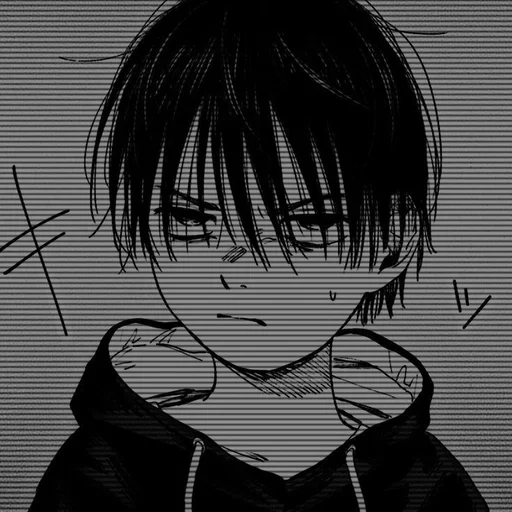 anime boy, fosuk manga, sad animation, sad cartoon guy, very sad cartoon boyfriend crime