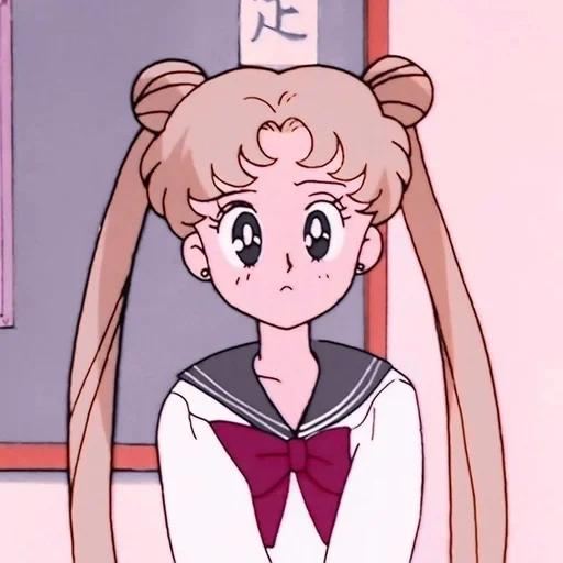 marinero de la luna, manga sailormun, anime sailor moon, personal de usagi tsukino, estética del anime de los años 90
