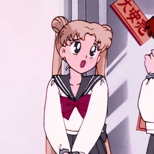 sailor moon, anime sailor moon, sailor moon großer zogi, merlot men's anime 1992, saylormun usagi tsukino verwandlung