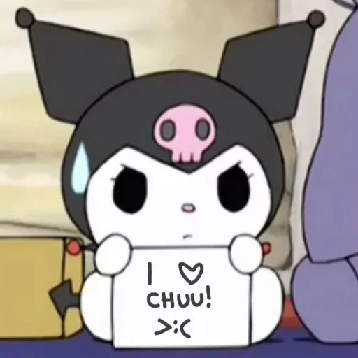 anime, melodi saya, anime lucu, kuromi kitty, indie kid kuromi