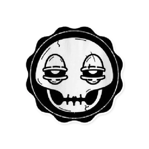 miedo, cara de cuero, máscara de pandillas glo, logo del logo de skull