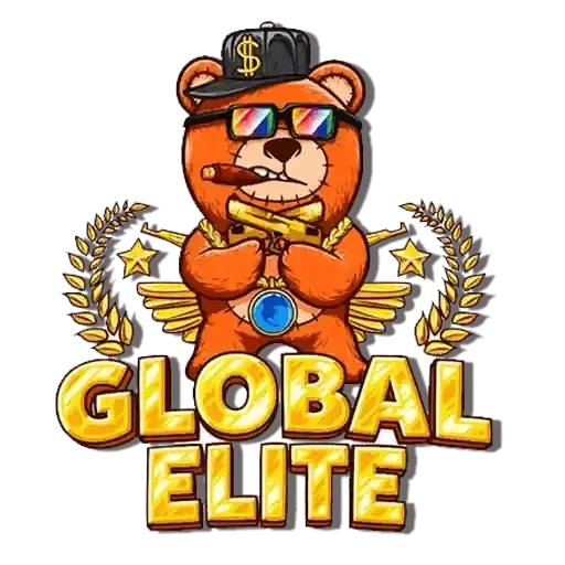 elite global, ks go logo, cs stiker pergi, ofensif global counter-strike
