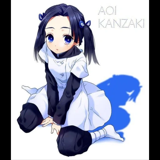 aoi kanzaki, seni aoi kanzaki, karakter anime, aoi kanzaki chibi, karakter gambar anime