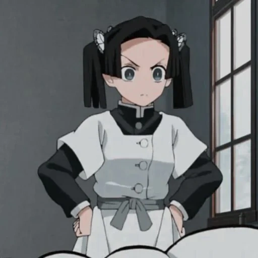 animation, kamazaki aoi, anime girl, cartoon character, aozaki aoi demon knife