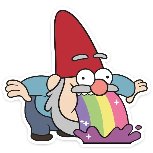 gravity falls, gravity folz gnome, heroes of gravity falls, gnome gravity falls rainbow