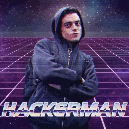 norman hackerman, рами малек hackerman, хакермен, гейм хакер мем, маска hackerman