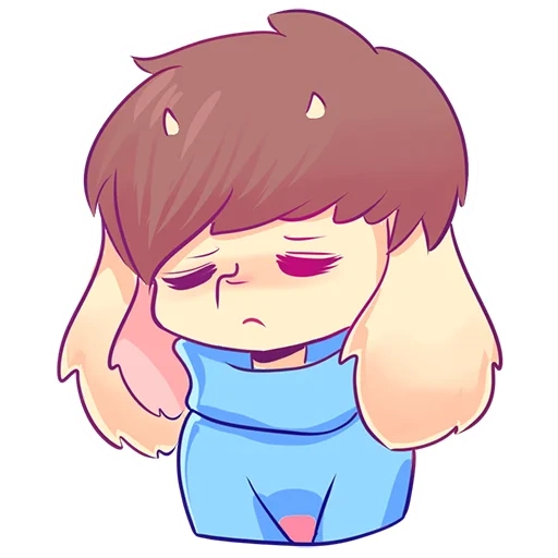 cacheo, fridito de chara, anderma friske, anderma frisk chibi, anderma frisk es querido