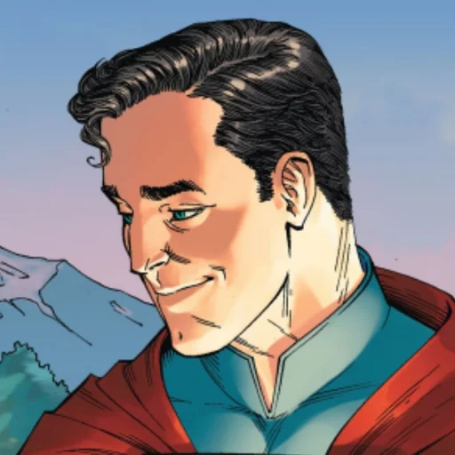 superman, superman profile art, heroes of the ark
