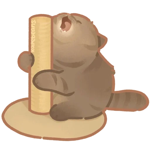 die kapebeans, der braunbär, der schläfrige bär, beaver brown, illustration des bären