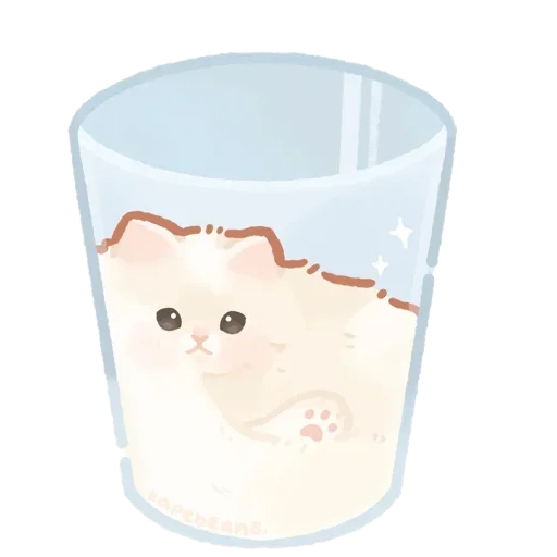 a cup, cat, cup, pure glass, a cat is a glass