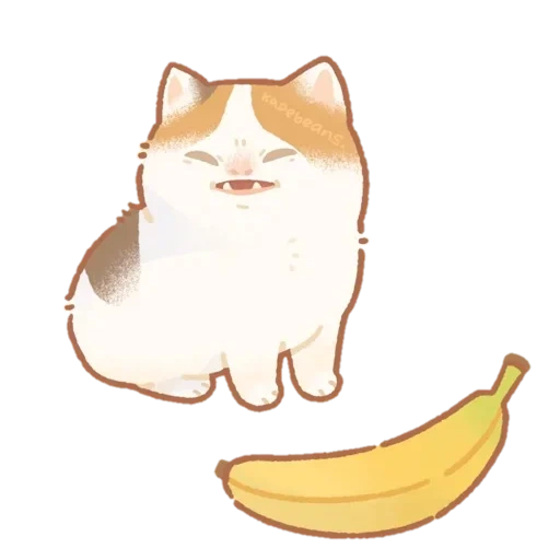 cat, кот, бананья кот, кот бананом, angry cat no banana