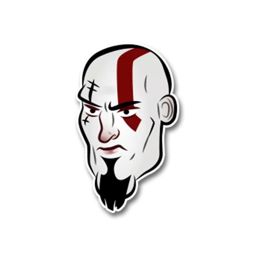 face, kratos, the male, god of war