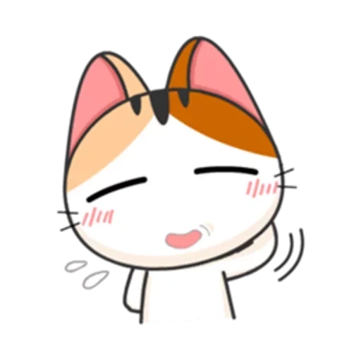 японские, meow animated, японские котики, анимешные котики, японская кошечка