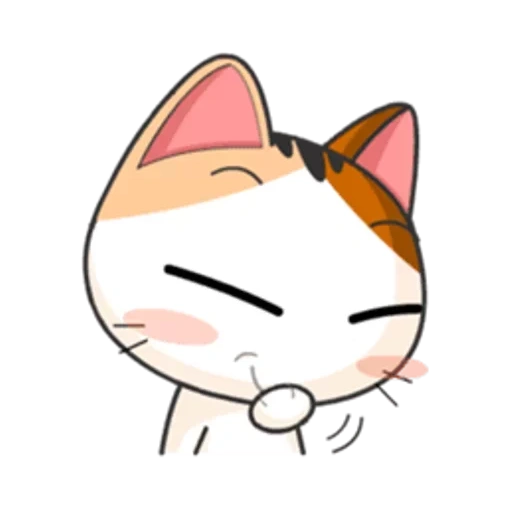 chibi cat, anak kucing jepang, kucing jepang, kucing jepang, kucing jepang emoji