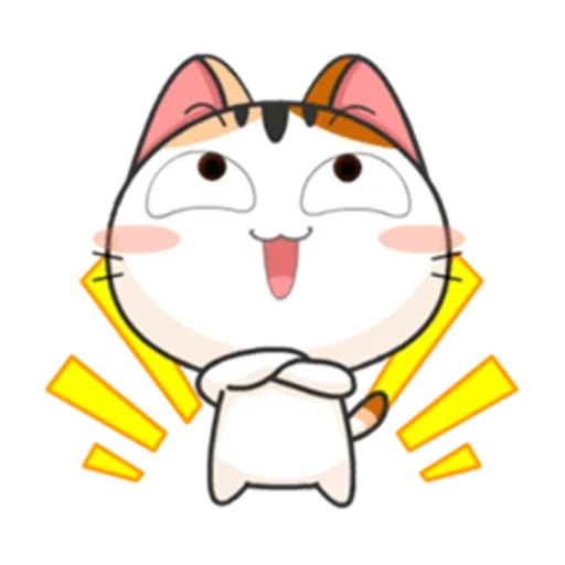 kucing, jepang, kucing lucu, kucing jepang, stiker kucing jepang