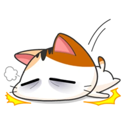meow meow animation, japanese seal, japanese kitten, japanese kitten