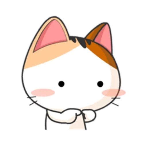 line cat, katiki kavai, anak kucing jepang, kucing jepang, stiker kucing jepang