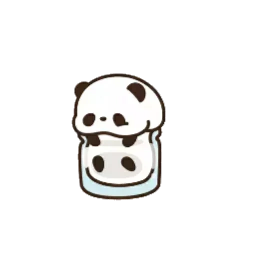 панда милая, рисунки панды милые, кавайные панда обои, обои пандочками милыми, фон красивый милый панда