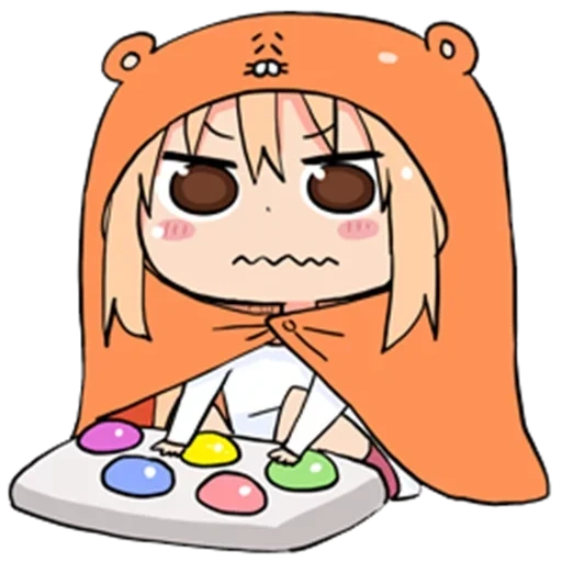 umaru, umaru chan, anime maru chan, chibi de anime maru