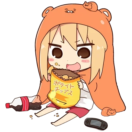 umaru, tsun ohmaru, chibi ohimaru, daimaru chen chibi, daimaru chen anime