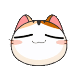 кошечка, милые котики, meow animated, японские котики