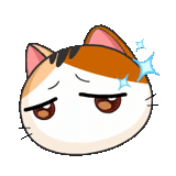 arte felino, meow animated, gatito japonés, gato expresión coreana