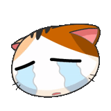 kitten, the cat is crying, cat art, japanese kitten