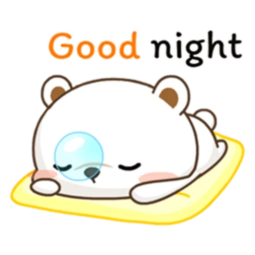 good night, pola yang indah, hewan lucu, sumikko gurashi