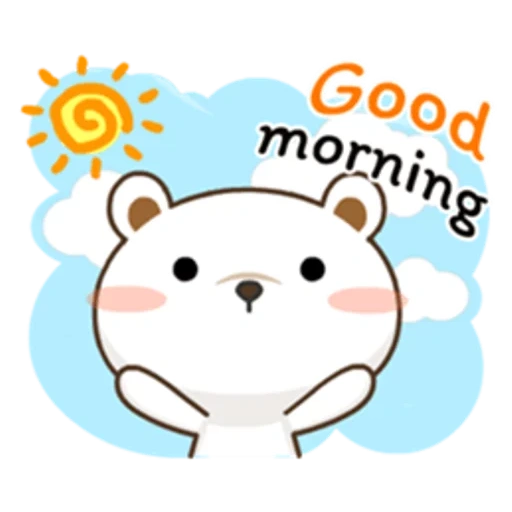 das bild von cavai, sanrio good morning, schöne guten morgen muster, good morning gif is cool