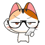 eine katze, meow animiert, japanische katzen