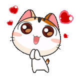 няша, кот японский, японские котики, рисунки милых котиков