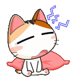 meow animated, selo japonês, gatinho japonês, gatinho japonês, gato de expressão