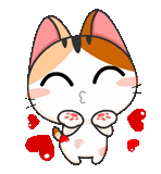 cute cats, meow animated, japanese cats, japanese cat, cute drawings of chibi