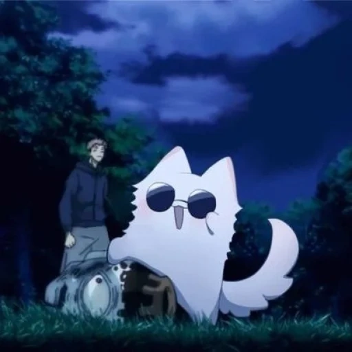 anime yang lucu, anime lucu, anime animals, karakter anime, anime kucing menangis