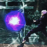 rabia, humano, batalla mágica del anime, jujutsu kaisen hueco púrpura, batalla mágica de púrpura hueco