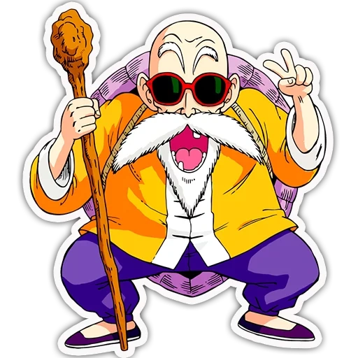 muten roshi, kame sennin, maître roshi, muten roshi pafo pafo, maître roshi dragonball