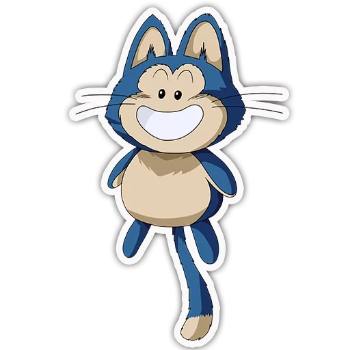 cat, a toy, animals, puar dragon ball, anime cat drawing