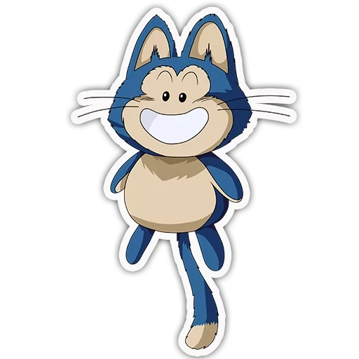 gato, un juguete, animales, bola de dragón de puar, dibujo de gato de anime