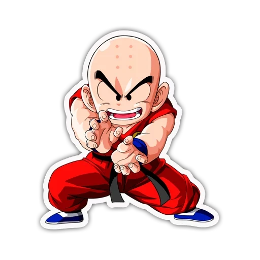 курилин, krillin, драконий жемчуг, криллин dragon ball, пак печати dragonball