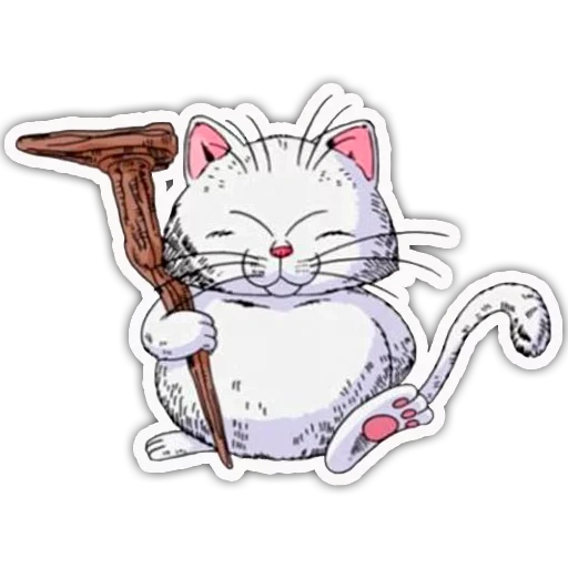 kurt, kucing, binatang yang lucu, colin dragon ball, kucing master anime
