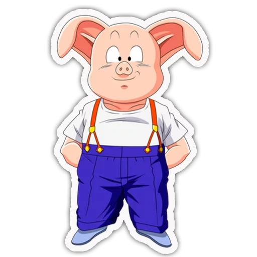 dragon ball, uron dragombor, dragon ball oolong, dragon ball bp, portrait von schweinchen cartoon