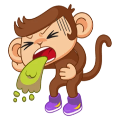a monkey, singe, singe, le singe en colère, singe de vasapa
